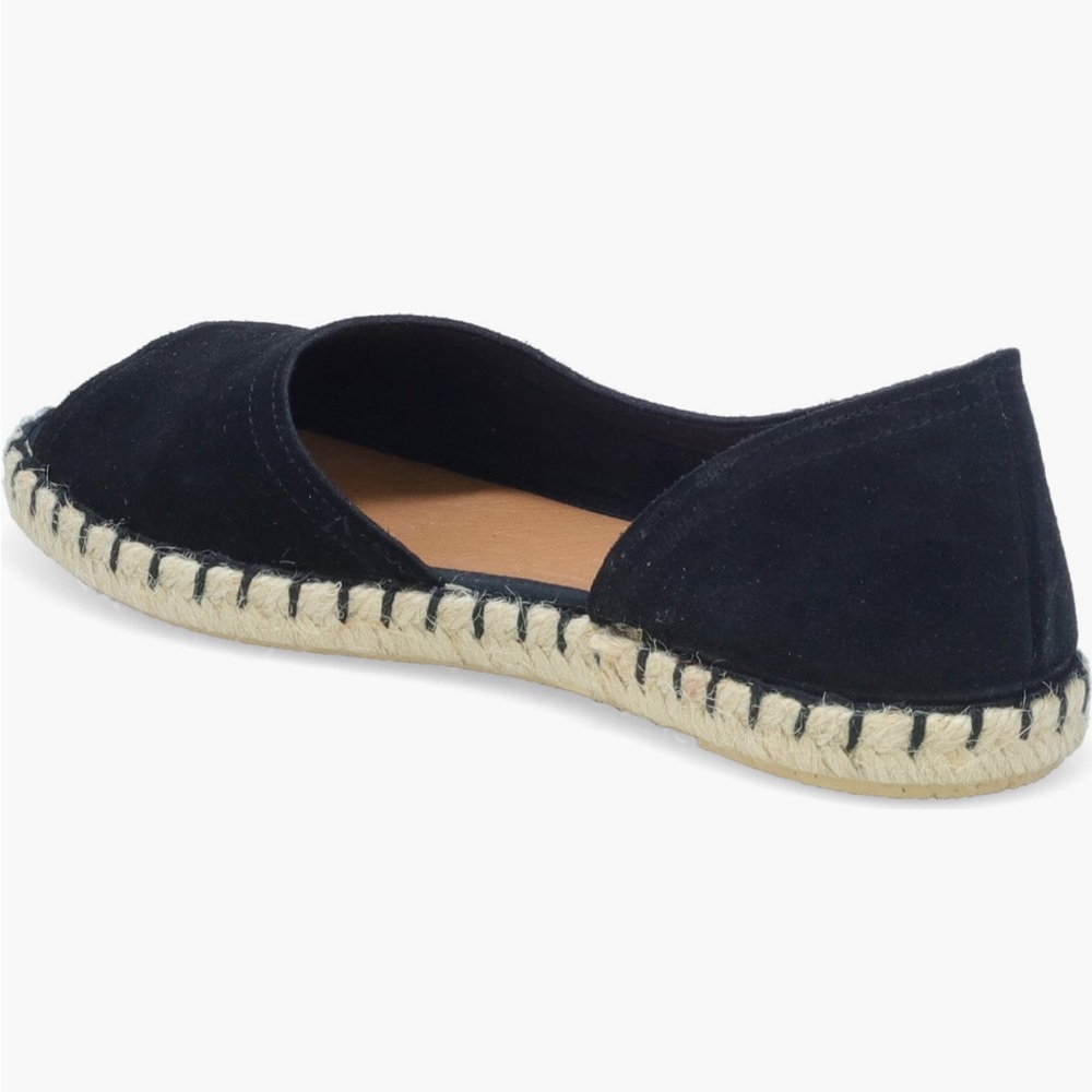 *NEW* Miz Mooz Suede Peep Toe Espadrille Flats Size 41/9.5-10 A38 - Picture 2 of 10